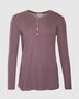 Pyjamashirt dames katoen Violera - mauve