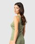 Dames hemd 100% katoen visoli - fog green