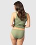 Dames slips 100% katoen Rylie 2-pack - fog green kaki