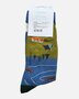 Heren sokken bio-Katoenen camping - mid blue