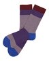 Tranquillo dames sokken bio-katoen - grape stripe