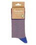Tranquillo dames sokken bio-katoen - grape stripe