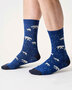 Thought bamboe herensokken ijsberen – deep blue