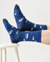 Thought bamboe herensokken ijsberen – deep blue