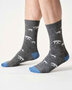 Thought bamboe herensokken ijsberen – grey marl