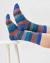Thought bamboe gestreepte herensokken – deep blue