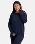 Bamboe dames pyjama set lange mouwen Nina – navy
