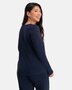 Bamboe dames pyjama set lange mouwen Nina – navy