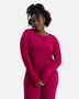 Bamboe dames pyjama set lange mouwen Nina - bordeaux