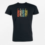 Sale Duurzaam T shirt bike retro stripes - XXL