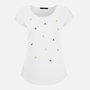 Sale T shirt plants tropical cool white - mt XL